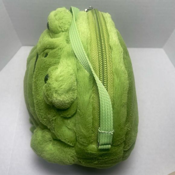 BNWT JELLYCAT RICKY THE RAIN FROG BAG plush crossbody Original Release - Picture 6 of 11